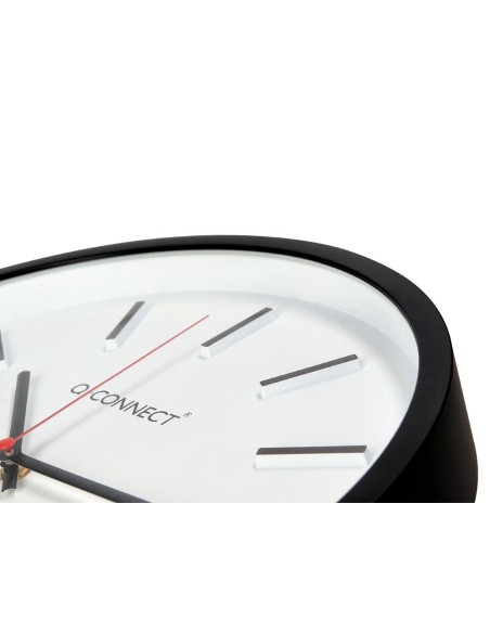 RELOJ Q-CON.DE PARED PLAST.REDONDO 34,4 CM MOVIMIENTO SILENCIOSO NG.