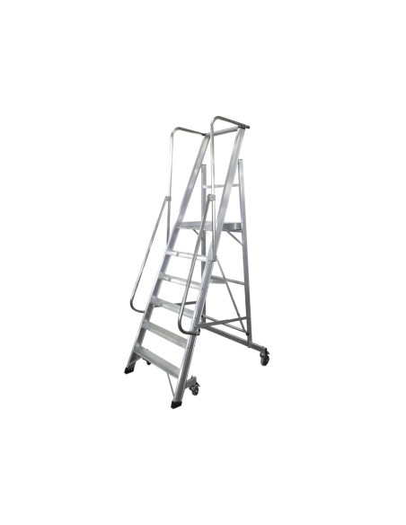 ESCALERA MOVIL KTL ALUMINIO PLATAFORMA PLEGABLE 6 PEL. SERIE 2XL-S