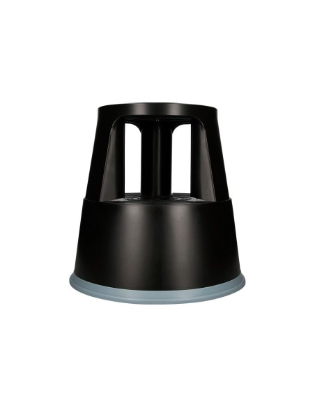 TABURETE Q-CON.RUEDAS RETR.ES TRES RUEDAS DOS NIVELES NEGRO