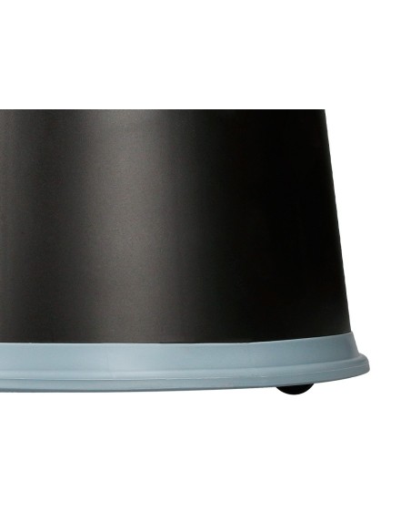 TABURETE Q-CON.RUEDAS RETR.ES TRES RUEDAS DOS NIVELES NEGRO