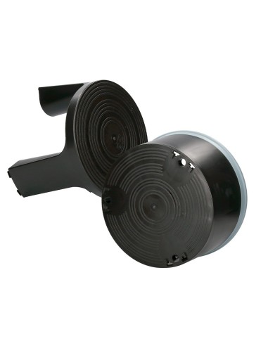 TABURETE Q-CON.RUEDAS RETR.ES TRES RUEDAS DOS NIVELES NEGRO