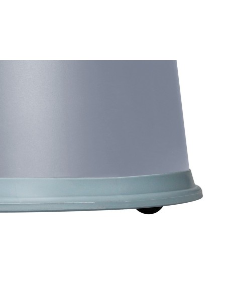 TABURETE Q-CON.RUEDAS RETR.ES TRES RUEDAS DOS NIVELES GRIS