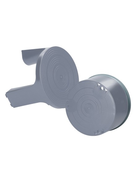 TABURETE Q-CON.RUEDAS RETR.ES TRES RUEDAS DOS NIVELES GRIS