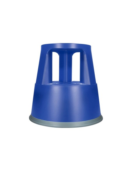 TABURETE Q-CON.RUEDAS RETR.ES TRES RUEDAS DOS NIVELES AZUL