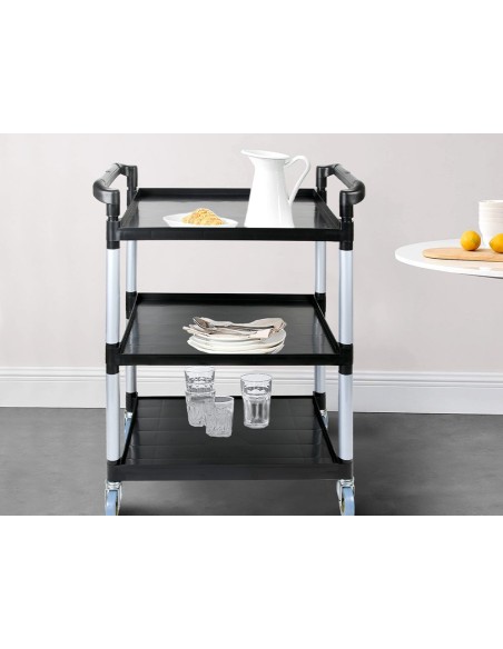 CARRO MULTIFUNCIONAL Q-C/3 ESTANTES ACERO INOXIDABLE 830x420x970 MM