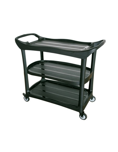 CARRO SERVICIO MULTIFUNCIONAL Q-CON 3 ESTANTES PLçSTICO 1115x524x940