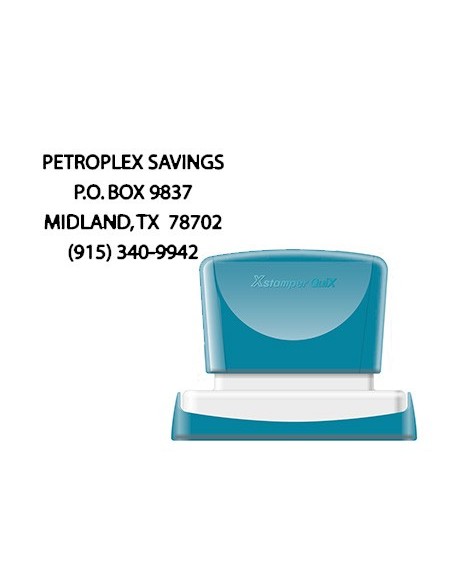 SELLO XSTAMPER QUIX PERSO.NG.MEDIDAS 36X61MM Q-16