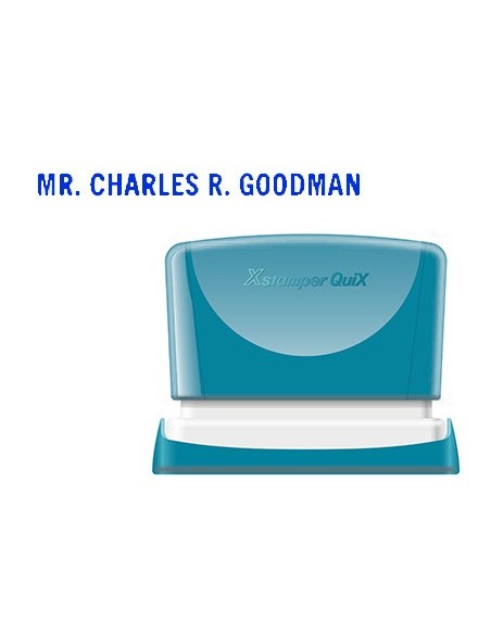 SELLO XSTAMPER QUIX PERSO.AZ.4X60MM Q-05