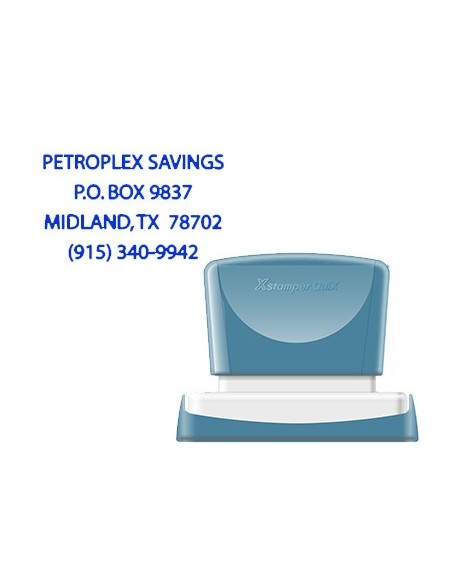 SELLO XSTAMPER QUIX PERSO.AZ.36X61MM Q-16