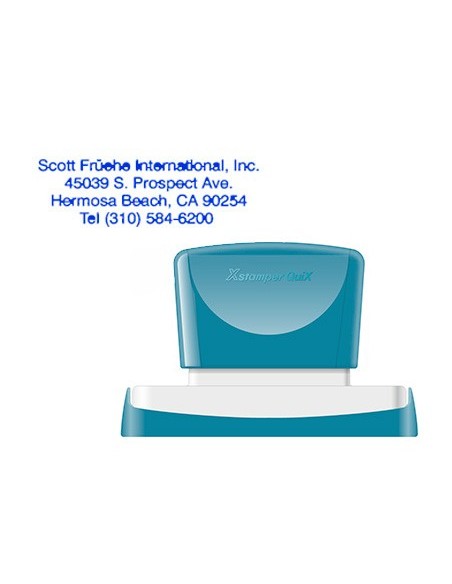 SELLO XSTAMPER QUIX PERSO.AZ.28X78MM Q-24