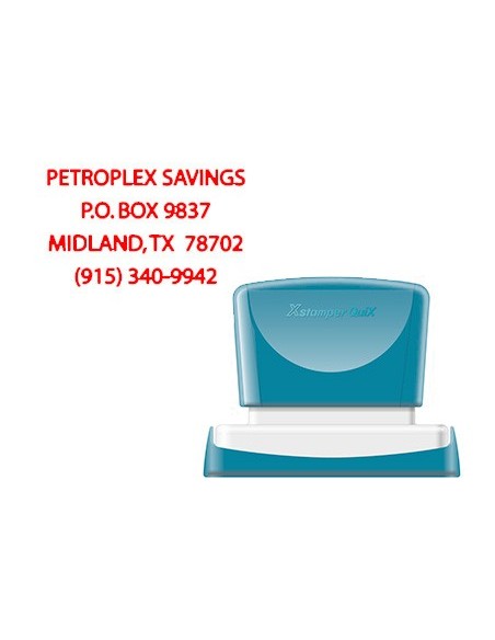 SELLO XSTAMPER QUIX PERSO.RJ.36X61MM Q-16