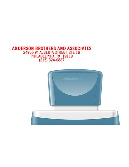 SELLO XSTAMPER QUIX PERSO.RJ.16X83MM Q-26