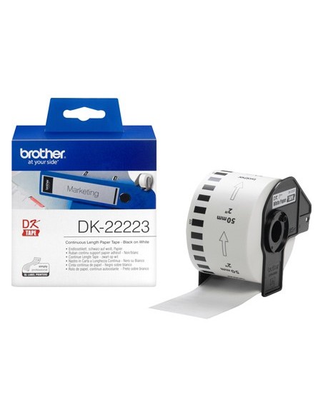 DK-22223 ETIQUETAS BROTHER BL. 50MMX30,48MT. REMOV.