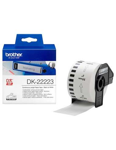 DK-22223 ETIQUETAS BROTHER BL. 50MMX30,48MT. REMOV.
