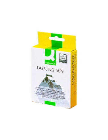 CINTA Q-CON. DYMO 1000 12MMX7MT NG./BL. D1 COMP.