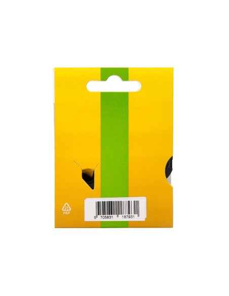 CINTA Q-CON. DYMO 1000 12MMX7MT NG./BL. D1 COMP.