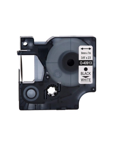 CINTA Q-CON. DYMO 1000 9MMX7MT NG./BL. D1 COMP.