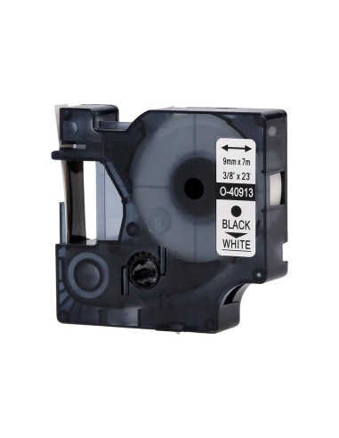 CINTA Q-CON. DYMO 1000 9MMX7MT NG./BL. D1 COMP.