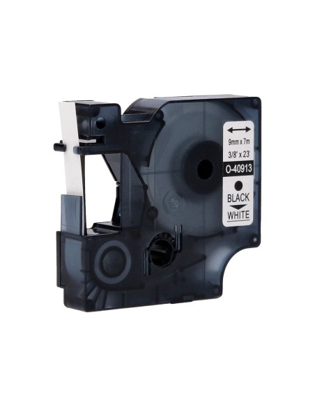 CINTA Q-CON. DYMO 1000 9MMX7MT NG./BL. D1 COMP.