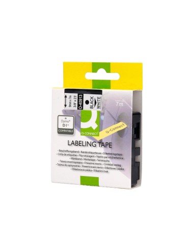 CINTA Q-CON. DYMO 1000 9MMX7MT NG./BL. D1 COMP.