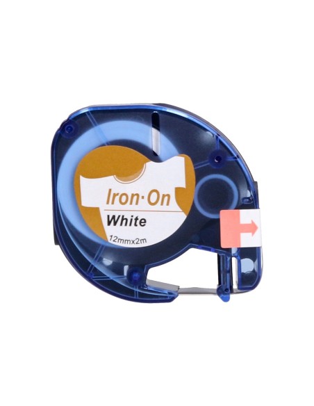 CINTA Q-CON.12MM X 2MT NG./BL. ROPA MAQUINA LETRATAG