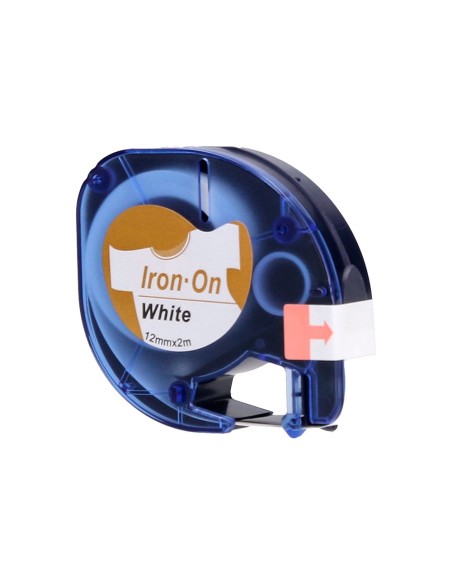 CINTA Q-CON.12MM X 2MT NG./BL. ROPA MAQUINA LETRATAG