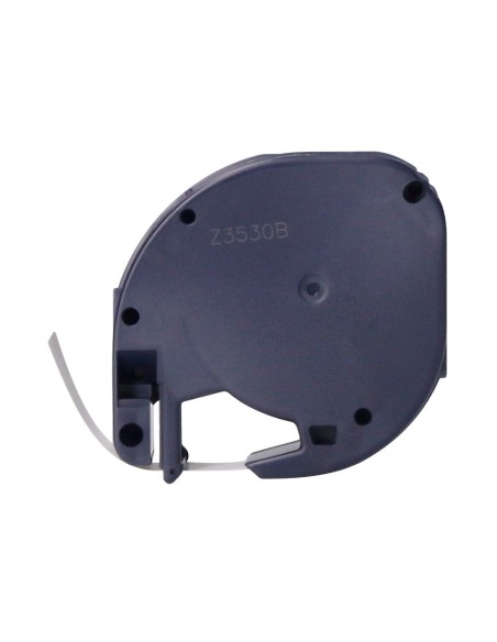 CINTA Q-CON.12MM X 4MT NG./BL. PERLA MAQUINA LETRATAG