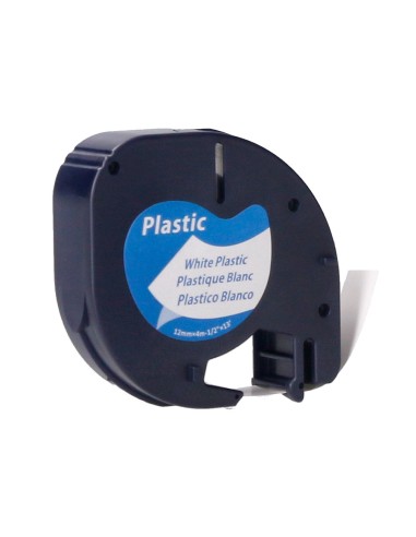 CINTA Q-CON.12MM X 4MT NG./BL. PERLA MAQUINA LETRATAG