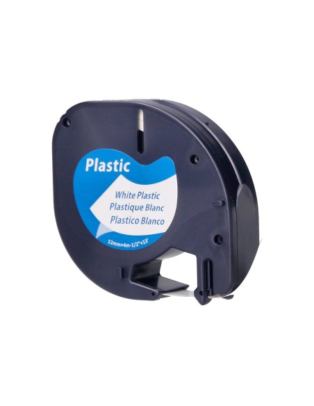 CINTA Q-CON.12MM X 4MT NG./BL. PERLA MAQUINA LETRATAG