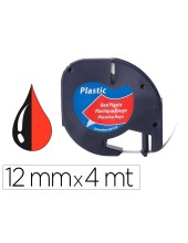 CINTA Q-CON.12MM X 4MT NG./RJ. COSMICO MAQUINA LETRATAG