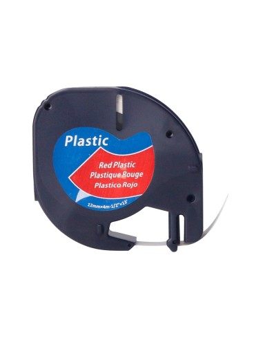 CINTA Q-CON.12MM X 4MT NG./RJ. COSMICO MAQUINA LETRATAG