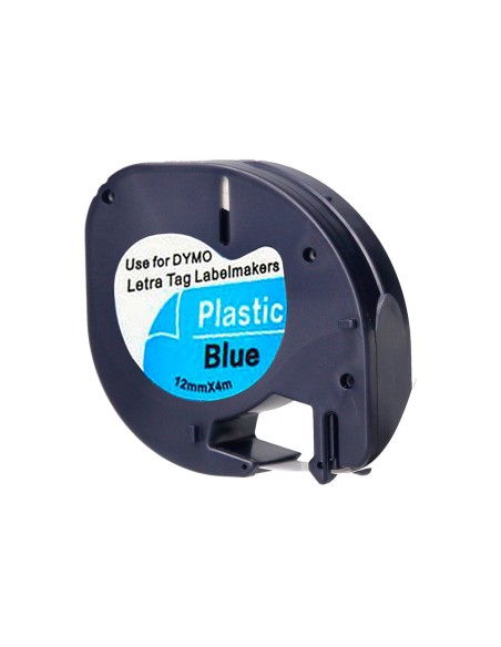 CINTA Q-CON.12MM X 4MT NG.-ULTRA AZ. MAQUINA LETRATAG