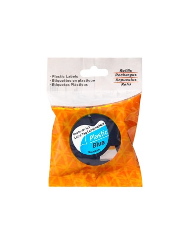 CINTA Q-CON.12MM X 4MT NG.-ULTRA AZ. MAQUINA LETRATAG