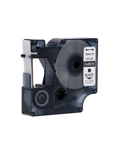 CINTA Q-CON. DYMO 1000 12MMX7MT NG./TPTE. D1 COMP.