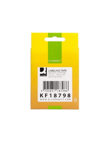 CINTA Q-CON.TZE-241 BL.-NEGRO 18MM LONGITUD 8 MT