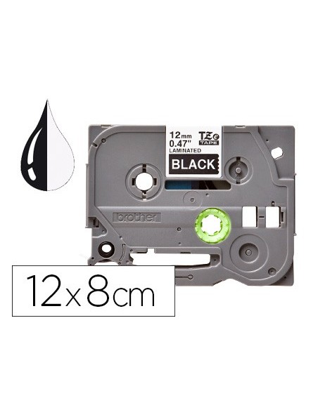 CINTA Q-CON.TZE-335 NG./BL. 12MM 8MT