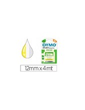 CINTA DYMO MET.LETRATAG 12X4MT PAPEL BL./ PLAST.AM./MET.PLATA PK.DE 3 2