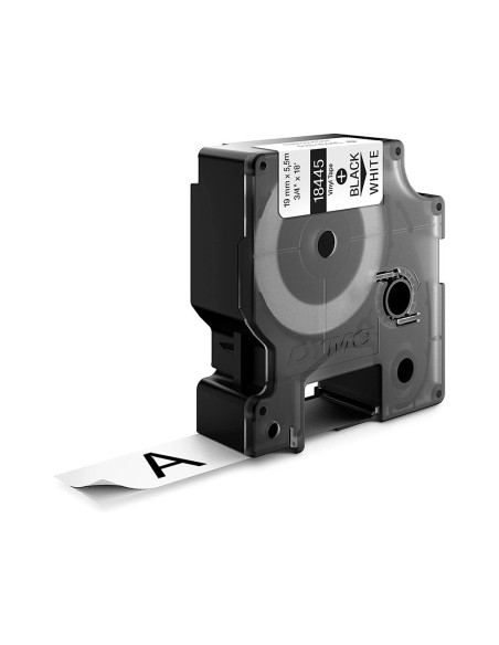 CINTA DYMO VINILO BL.19MM X 5,5MT ETIQUETADORA RHINO