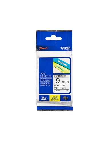 TZE-221 CINTA BROTHER NG./BL.9MM 8MT.