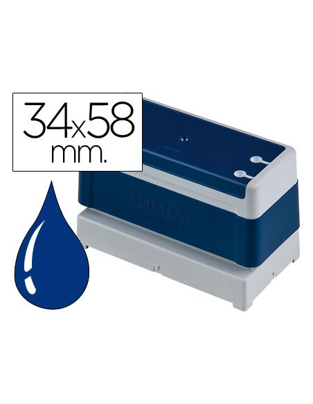 SELLO AUTOMATICO BROTHER 34MM X 58MM AZ.