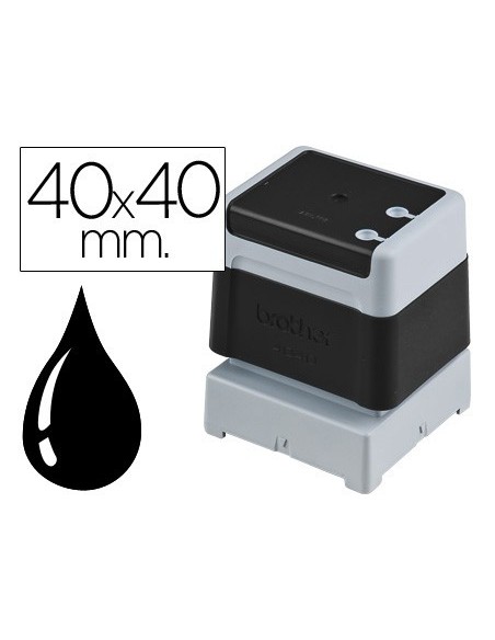 SELLO AUTOMATICO BROTHER 40MM X 40MM NG.