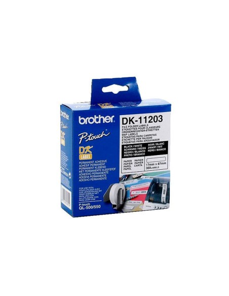 DK-11203 ETIQUETAS BROTHER BL. 17X87MM 300 UDS.