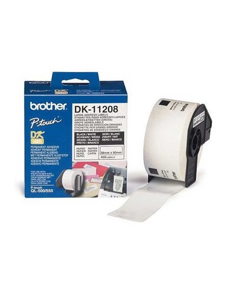 DK-11208 ETIQUETAS BROTHER BL. 38X90MM 400 UDS.