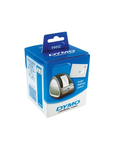 ETIQUETA ADH. DYMO 99012 89X36MM 260UD. IMP400 PAPEL