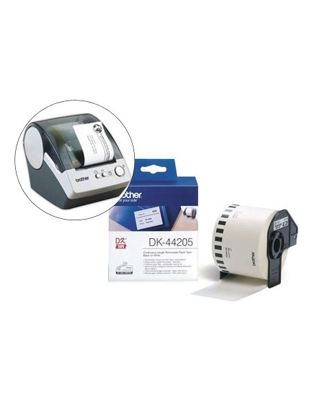 DK-44205 ETIQUETAS BROTHER BL. 62MMX30,48MT. REMOV.
