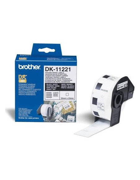 DK-11221 ETIQUETAS BROTHER BL. 23X23MM 1000 UDS.