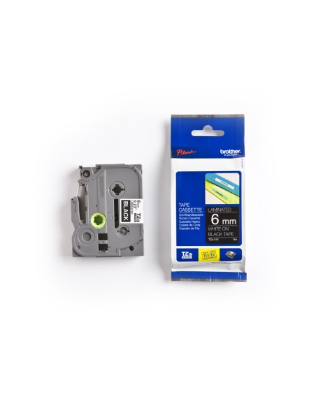 TZE-315 CINTA BROTHER NG./BL. 6MMX8MT.