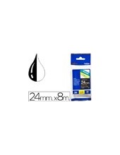 TZE-355 CINTA BROTHER NG./BL. 24MMX8MT. 2