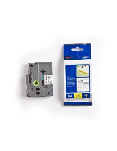 TZE-S231 CINTA BROTHER BL./NG. 12MMX8MT.SUPERADH.