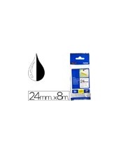 TZE-S251 CINTA BROTHER BL./NG. 24MMX8MT.SUPERADH. 2